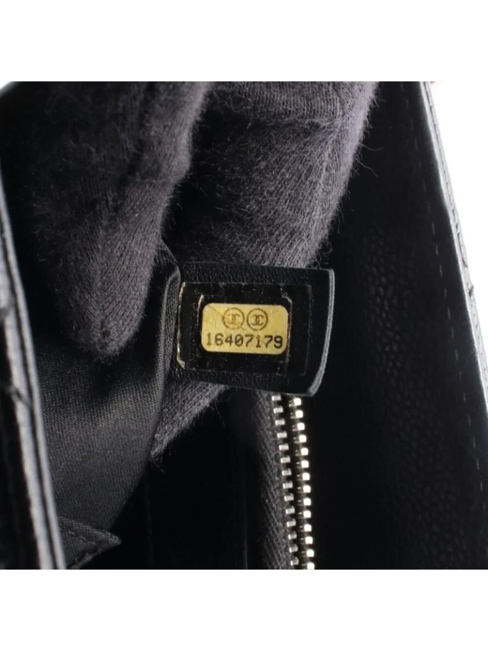 Chanel Tote Bag Quilted Grand Shopping GST Black Caviar Leather Chain